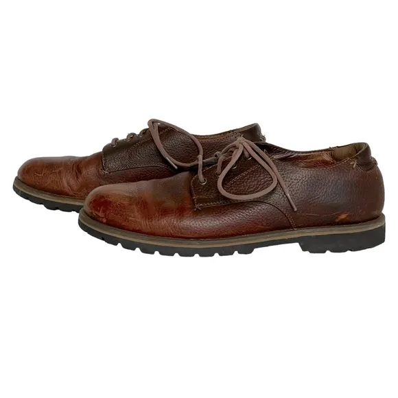 Columbia Lace Up Shoes Oxford Leather Brown Style Name Salmon Harbor Size 10
