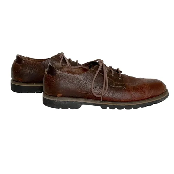 Columbia Lace Up Shoes Oxford Leather Brown Style Name Salmon Harbor Size 10