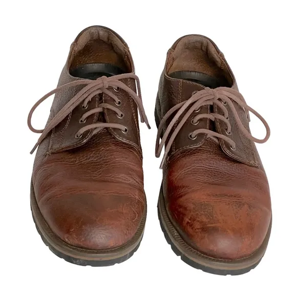 Columbia Lace Up Shoes Oxford Leather Brown Style Name Salmon Harbor Size 10