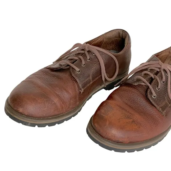 Columbia Lace Up Shoes Oxford Leather Brown Style Name Salmon Harbor Size 10