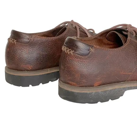 Columbia Lace Up Shoes Oxford Leather Brown Style Name Salmon Harbor Size 10