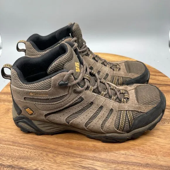Columbia North Plains ll WP Boots Mens Size 9.5 Mid Brown Hiking BM1734-255