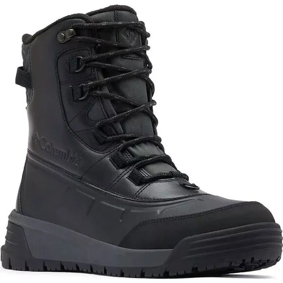 Columbia Bugaboot Celsius BM9458-010 Boots Men's Black Leather Waterproof TF1747