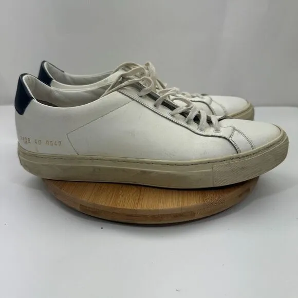 Common Projects Sneaker Shoes Men 9 Off White Rubberized Achilles 3839 40 0547