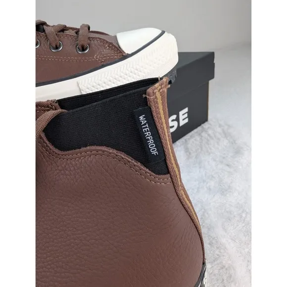 Converse Chuck Taylor All Star City Trek Waterproof Boots M12 W13.5 Brown NIB.