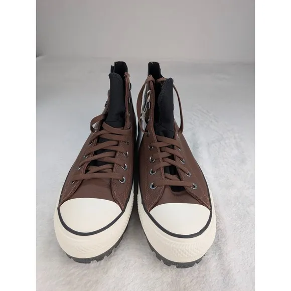 Converse Chuck Taylor All Star City Trek Waterproof Boots M12 W13.5 Brown NIB.