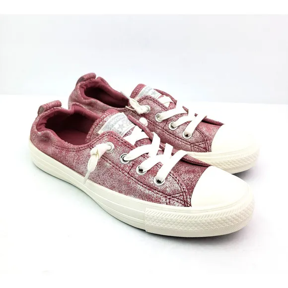 Converse CTAS Shoreline Slip Womens Size 8.5 Royal Flush Silver Sneaker Shoes
