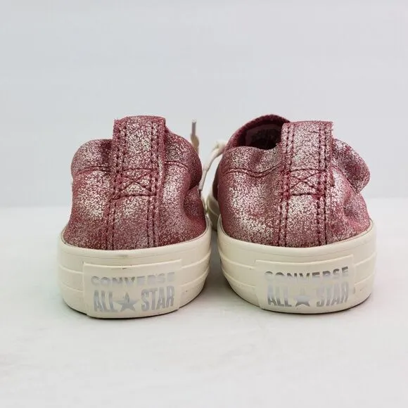 Converse CTAS Shoreline Slip Womens Size 8.5 Royal Flush Silver Sneaker Shoes