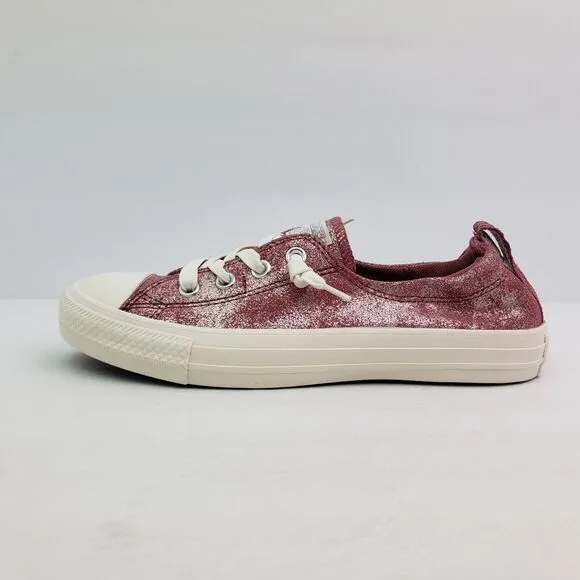 Converse CTAS Shoreline Slip Womens Size 8.5 Royal Flush Silver Sneaker Shoes