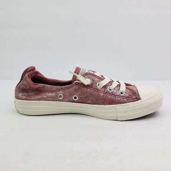 Converse CTAS Shoreline Slip Womens Size 8.5 Royal Flush Silver Sneaker Shoes
