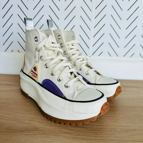 ❤️Converse Run Star Hike Platform Chrome Chunky 11.5 Women's Shoes Beige A09796C