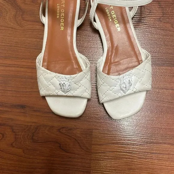 COPY - Kurt Geiger London Girls' Kensington white Leather Sandals