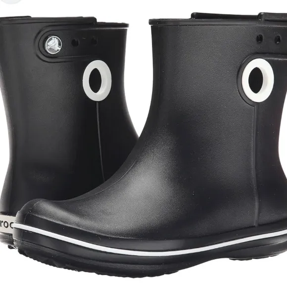 Crocs Jaunt Shorty Rain Boot  in Black Women's Size 7 7