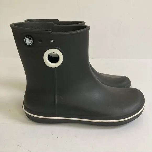 Crocs Jaunt Shorty Rain Boot  in Black Women's Size 7 7