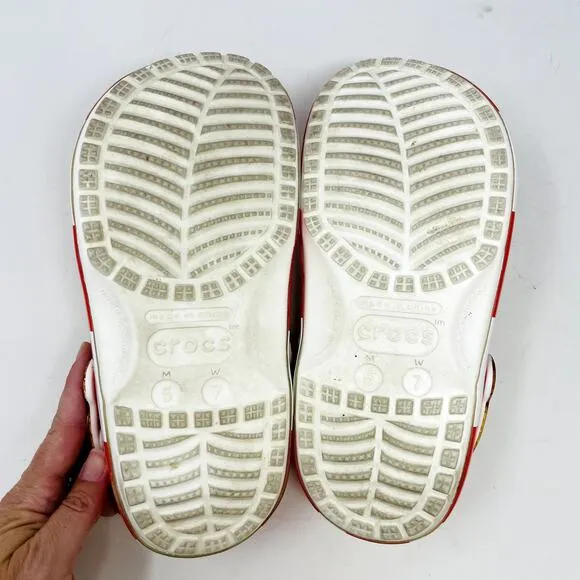 Crocs X KFC Women 7 / Men 5 Kentucky Fried Chicken - NO JIBBITZ