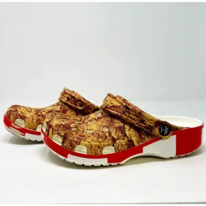 Crocs X KFC Women 7 / Men 5 Kentucky Fried Chicken - NO JIBBITZ