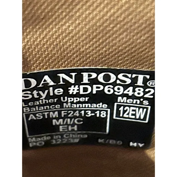 Dan Post Men's DP69482 11 Inch Blayde Steel Toe Waterproof Work Boot Brown 12EW