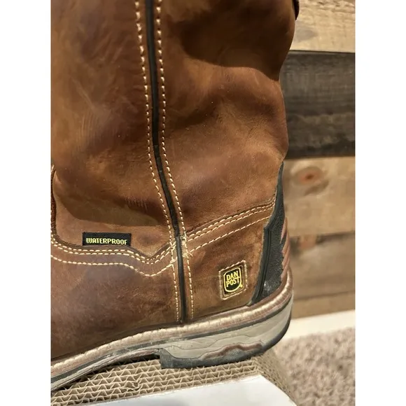Dan Post Men's DP69482 11 Inch Blayde Steel Toe Waterproof Work Boot Brown 12EW