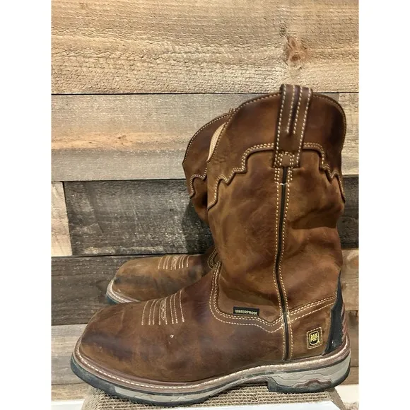 Dan Post Men's DP69482 11 Inch Blayde Steel Toe Waterproof Work Boot Brown 12EW