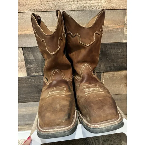 Dan Post Men's DP69482 11 Inch Blayde Steel Toe Waterproof Work Boot Brown 12EW
