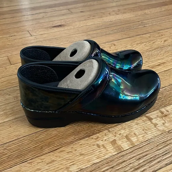 Dansko Professional  Petrol Patent Clog