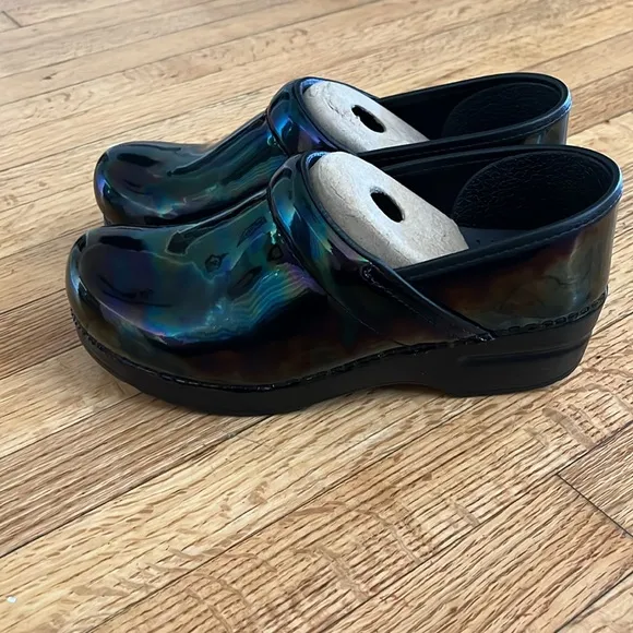Dansko Professional  Petrol Patent Clog