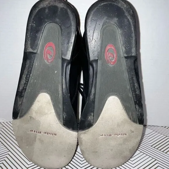 Dexter Mens Bowling Shoes Sz 9 2W Ricky II Black Brunswick Reusable Shoe Shield