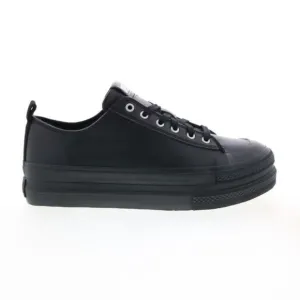 Diesel S-Jomua LC Black Leather Lifestyle Sneakers Shoes Men's  8 or Women's 10