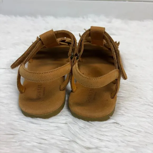 Donsje Kids' Sandals Sandalen Iles Fields Aus Leder FLower Brown EU 33 US 2