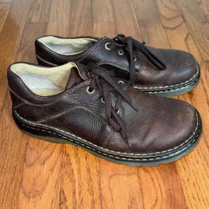Dr. Martens 11194 Men's Brown Leather Oxford Lace-Up Shoes Size 10