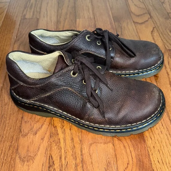 Dr. Martens 11194 Men's Brown Leather Oxford Lace-Up Shoes Size 10