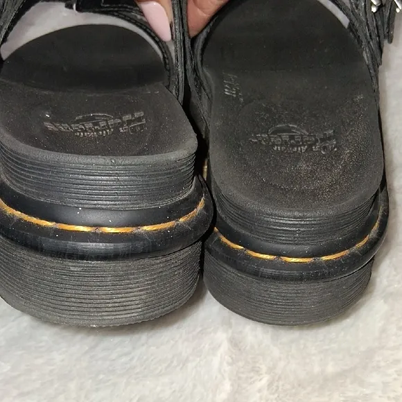 Dr. Martens Black Blaire Slide Sandals