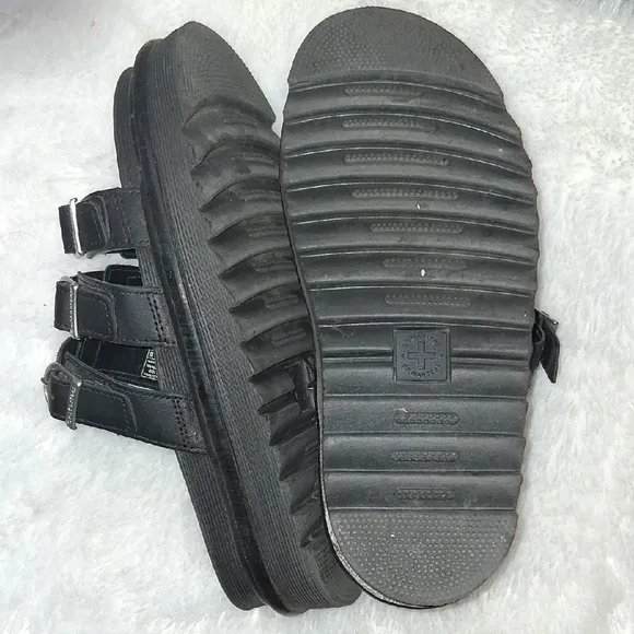 Dr. Martens Black Blaire Slide Sandals