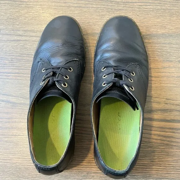 Dr. Martens Coronado Black Leather Lace Up Oxford Shoes 3 eyelet