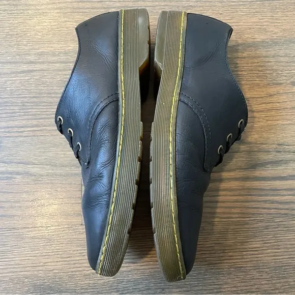 Dr. Martens Coronado Black Leather Lace Up Oxford Shoes 3 eyelet