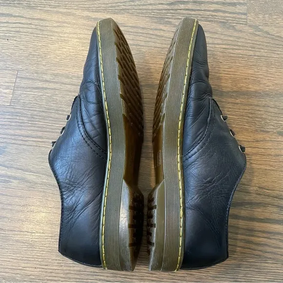 Dr. Martens Coronado Black Leather Lace Up Oxford Shoes 3 eyelet