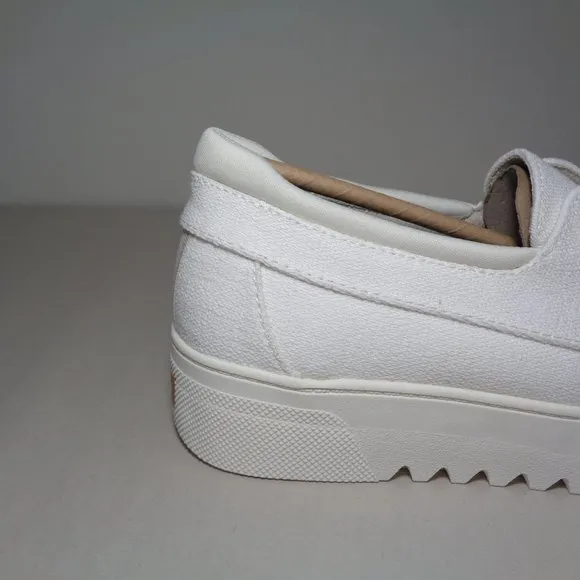 Dr. Scholl's Size 8 M GET ONBOARD White Sneakers New Women's Boat Shoes