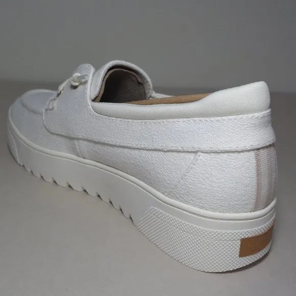 Dr. Scholl's Size 8 M GET ONBOARD White Sneakers New Women's Boat Shoes
