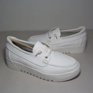 Dr. Scholl's Size 8 M GET ONBOARD White Sneakers New Women's Boat Shoes