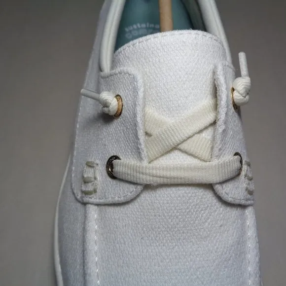 Dr. Scholl's Size 8 M GET ONBOARD White Sneakers New Women's Boat Shoes