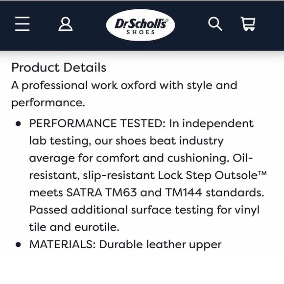 DR SCHOLLs Slip Resistant Work Shoes