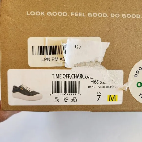 Dr. Scholls Sneakers Womens 7 Charcoal Flannel Time Off Platform ASO Tik Tok