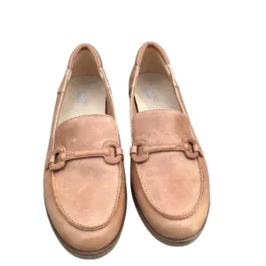 Dr Scholls Women's “Avenue” Tan Leather Comfort Loafers Sz 8
