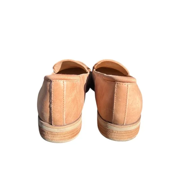Dr Scholls Women's “Avenue” Tan Leather Comfort Loafers Sz 8