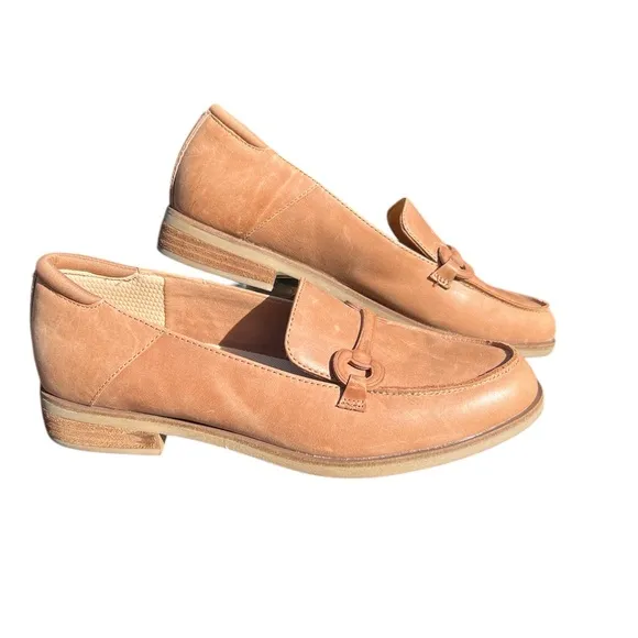 Dr Scholls Women's “Avenue” Tan Leather Comfort Loafers Sz 8