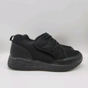 Drew Men's Strength Black Combo Leather/Mesh Combo Casual Shoe 8M Leather $179