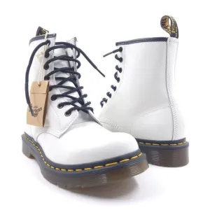 Dr Martens 1460 White Smooth Standard Fit Womens 9 Lace Up Boot Shoes 11821100
