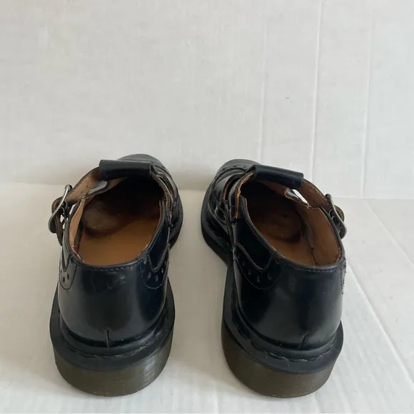 Dr.Martens x Comme Des Garcons Mary Jane Shoes, US Womens 8, EU 39 Black Leather
