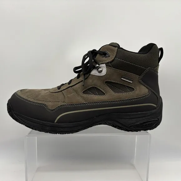 Dunham Men's Cloud Plus Waterproof Brown Leather Boots CI2118 Size US 11.5