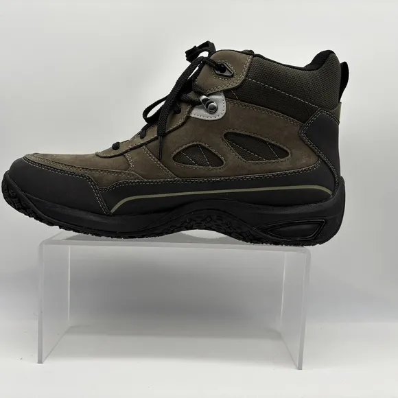 Dunham Men's Cloud Plus Waterproof Brown Leather Boots CI2118 Size US 11.5